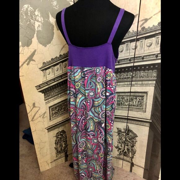 Fun maxi dress size 18/20 - Picture 2 of 2